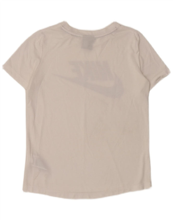 Nike Mens Graphic T-Shirt Top Small White Polyester