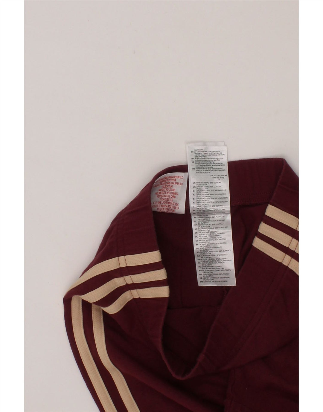 ADIDAS Girls Leggings 9-10 Years  Maroon Cotton Vintage Adidas and Second-Hand Adidas from Messina Hembry 