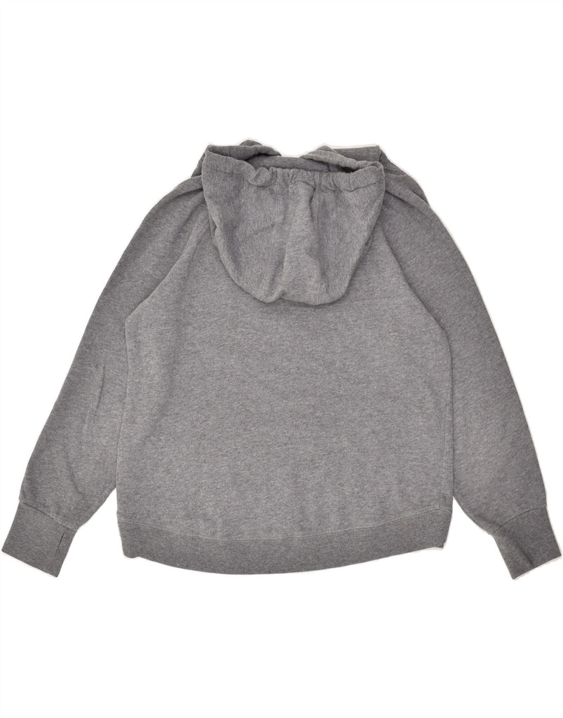 TOMMY HILFIGER Womens Hoodie Jumper UK 14 Medium Grey Cotton | Vintage Tommy Hilfiger | Thrift | Second-Hand Tommy Hilfiger | Used Clothing | Messina Hembry 