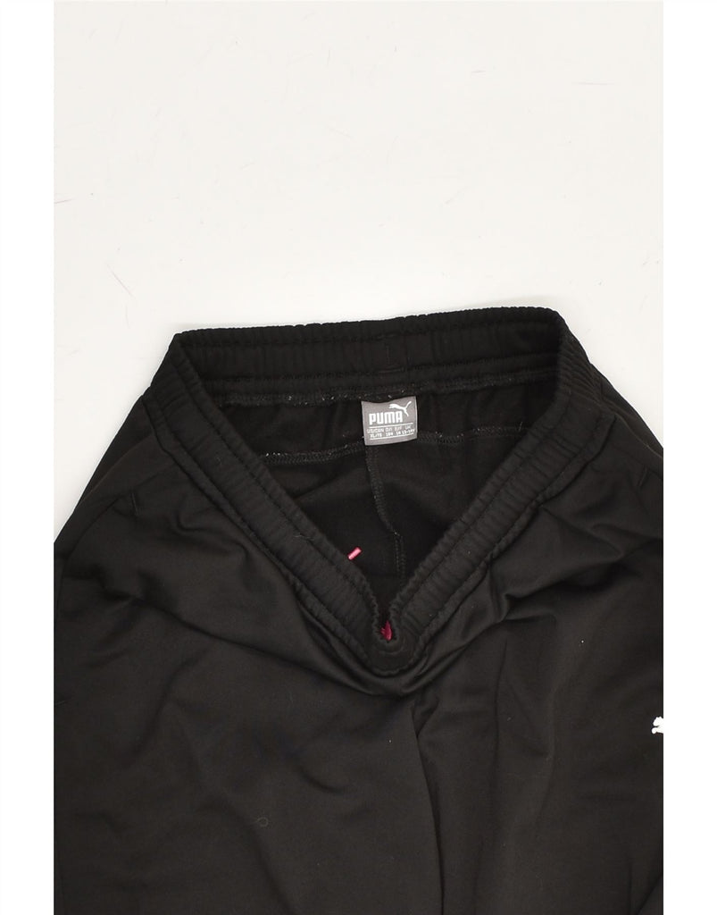 PUMA Girls Tracksuit Trousers Joggers 13-14 Years Black | Vintage Puma | Thrift | Second-Hand Puma | Used Clothing | Messina Hembry 