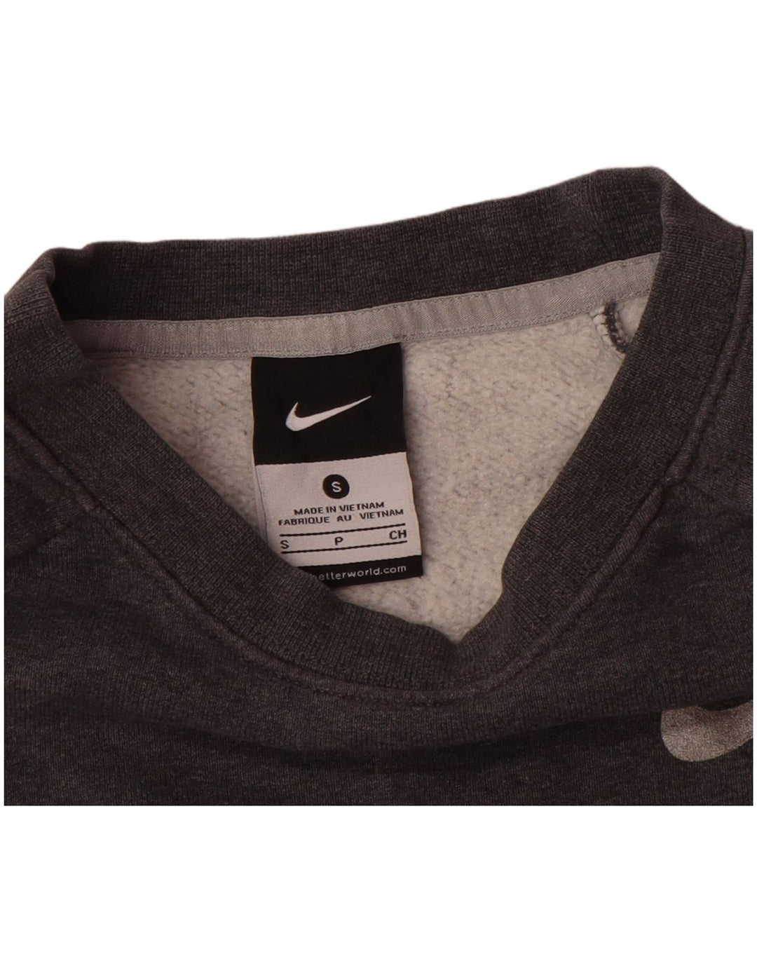 NIKE Mens Mizzou Graphic Sweatshirt Jumper Small Grey Cotton