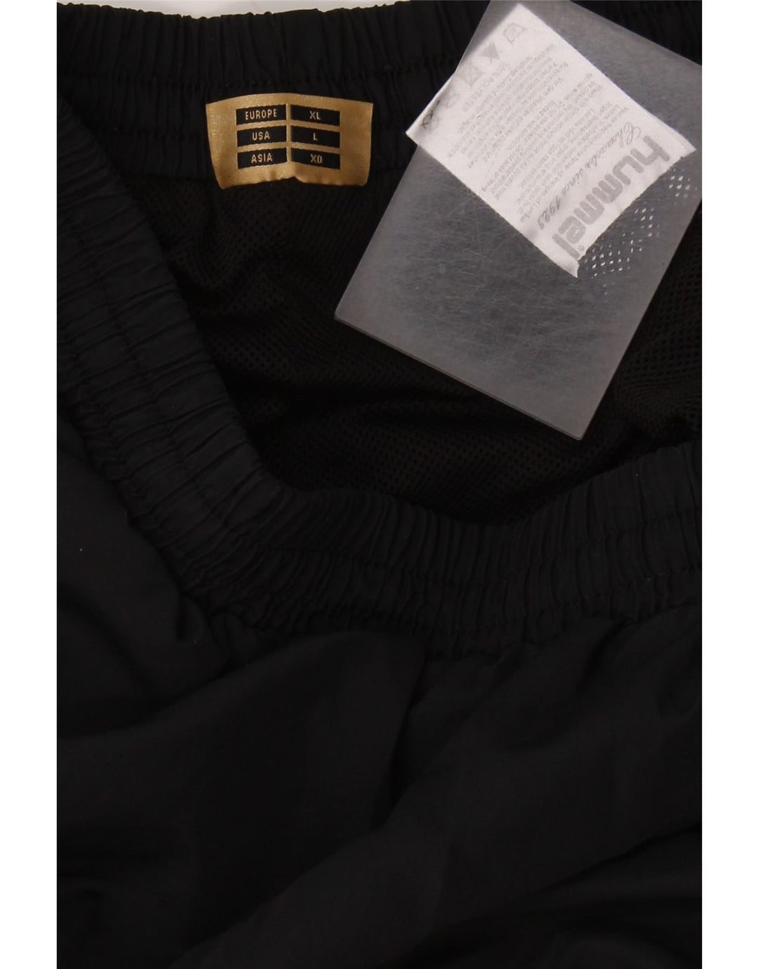 HUMMEL Mens Graphic Tracksuit Trousers Large  Black Polyester