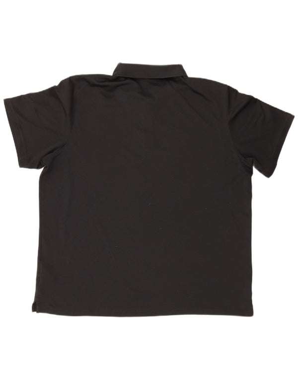 Nike Mens Dri Fit Polo Shirt XL Black Polyester