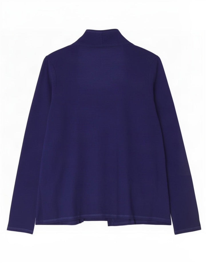 Marks & Spencer Womens Cardigan Top UK 14 Medium Blue Polyester