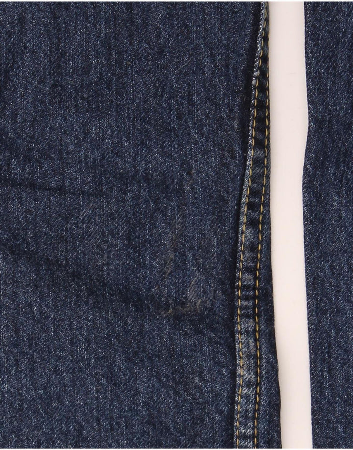 Lee Mens Straight Jeans W44 L27 Navy Blue Cotton