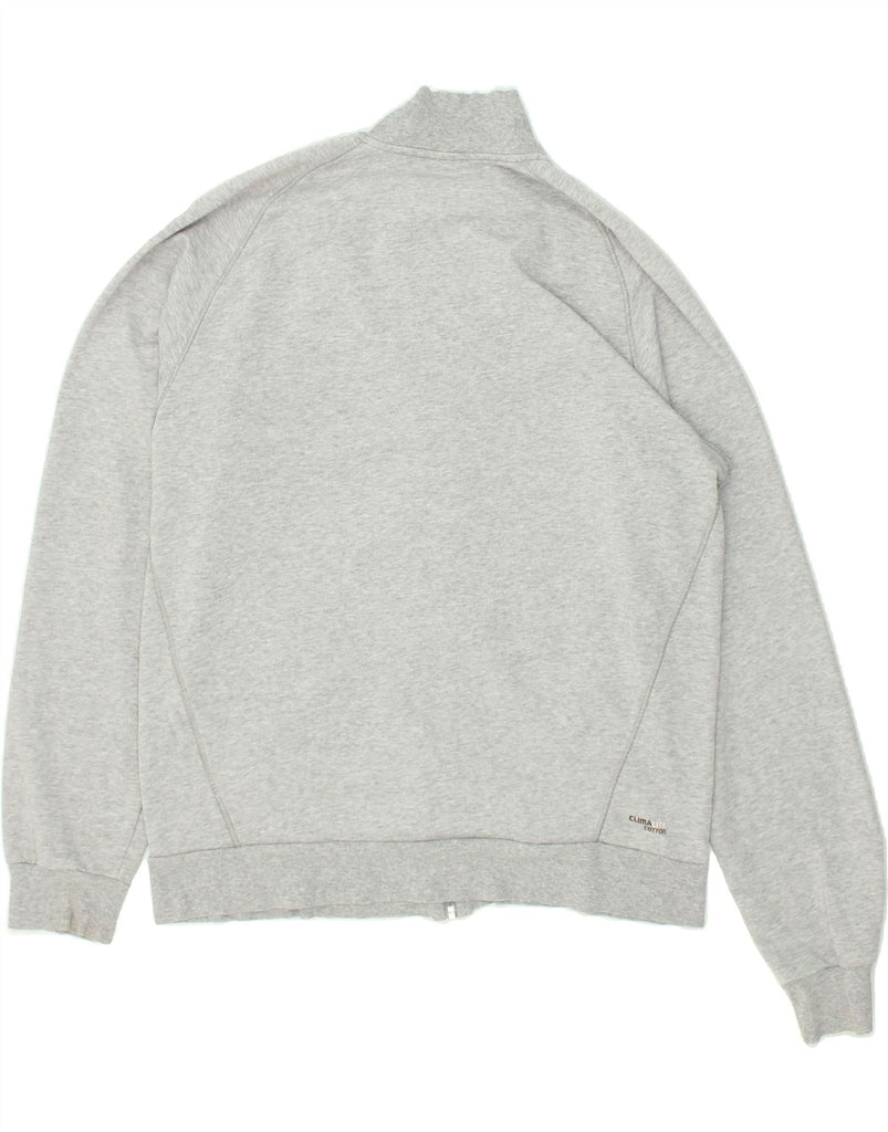 ADIDAS Mens Tracksuit Top Jacket Large Grey Cotton | Vintage Adidas | Thrift | Second-Hand Adidas | Used Clothing | Messina Hembry 