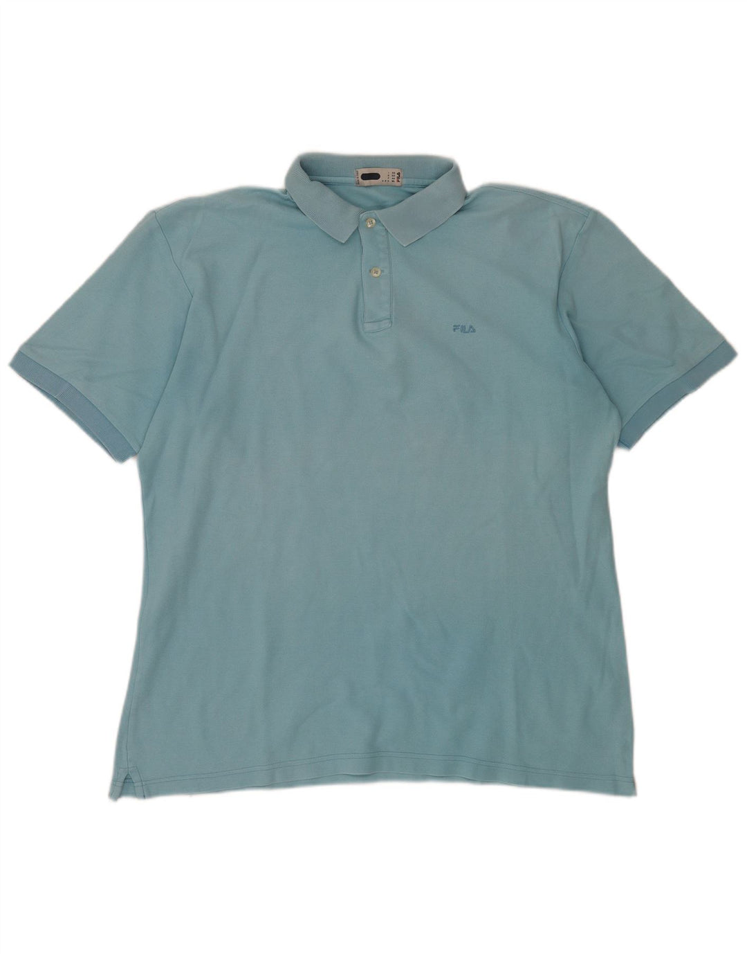 Fila Mens Polo Shirt IT 52 Large Blue