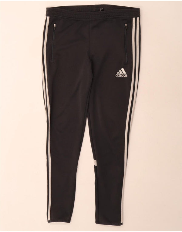 Adidas Mens Climalite Tracksuit Trousers Small Black Colourblock Polyester
