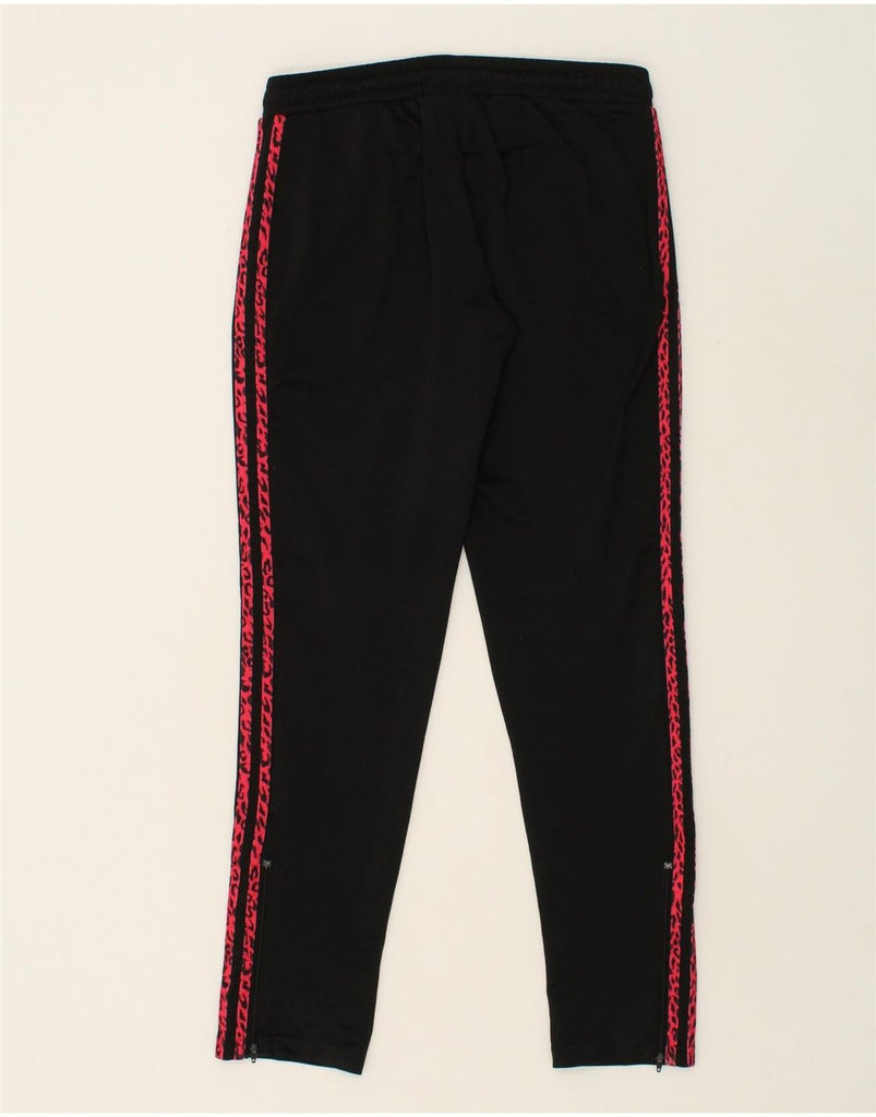 ADIDAS Womens Tracksuit Trousers UK 8 Small  Black Polyester | Vintage Adidas | Thrift | Second-Hand Adidas | Used Clothing | Messina Hembry 