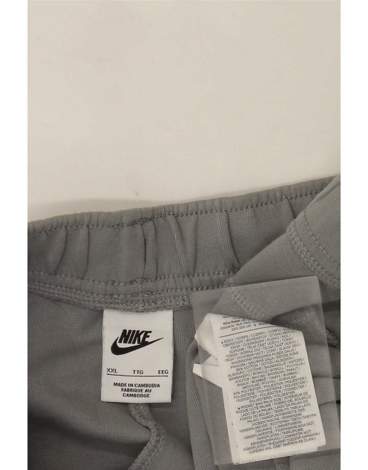 Nike Mens Tracksuit Trousers Joggers 2XL Grey Cotton