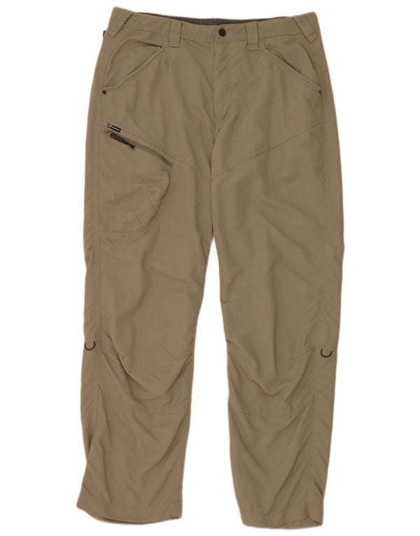 Berghaus Mens Straight Cargo Trousers W34 L28 Khaki Nylon