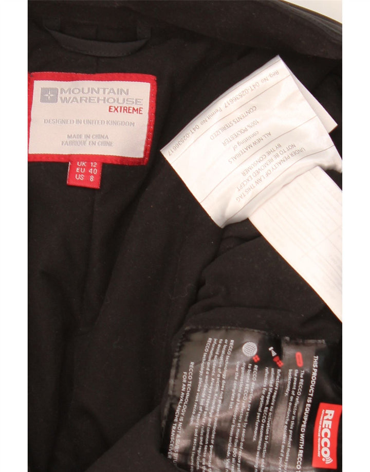 Mountain Warehouse Womens Ski Trousers UK 12 Medium Black Polyester