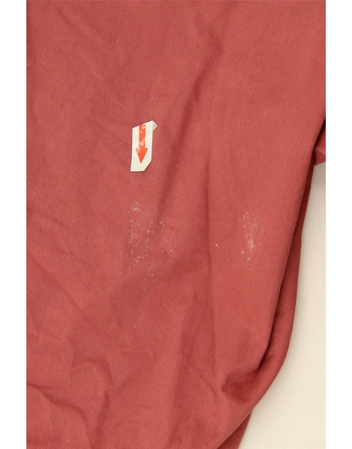 Marks & Spencer Mens Chino Shorts W38 XL Red Cotton
