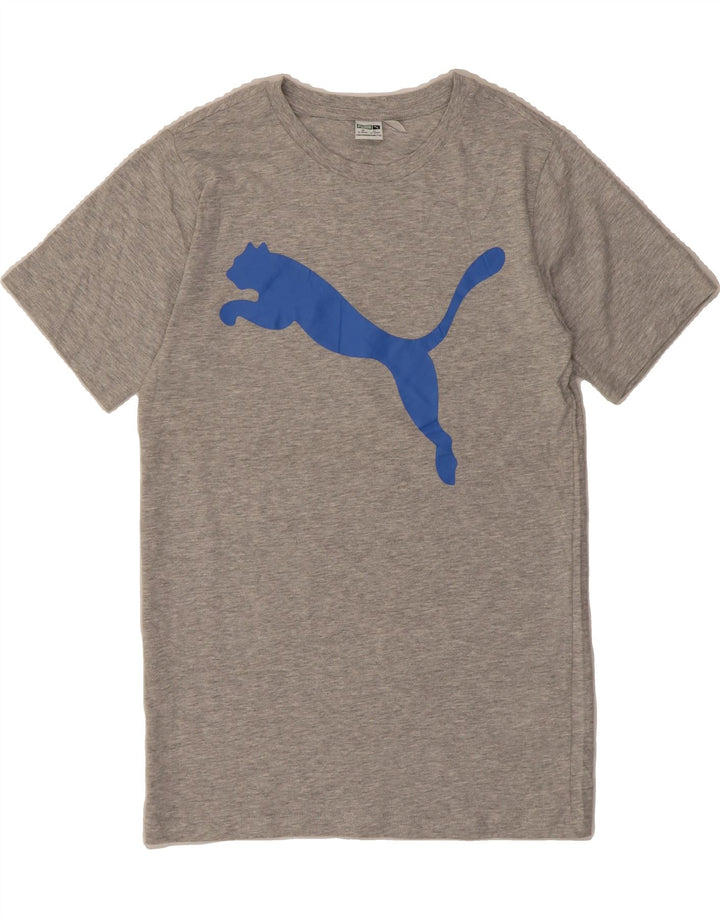PUMA Boys Graphic T-Shirt Top 15-16 Years  Grey Cotton Vintage Puma and Second-Hand Puma from Messina Hembry 