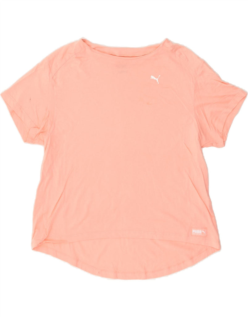 PUMA Womens T-Shirt Top UK 16 Large Orange | Vintage Puma | Thrift | Second-Hand Puma | Used Clothing | Messina Hembry 