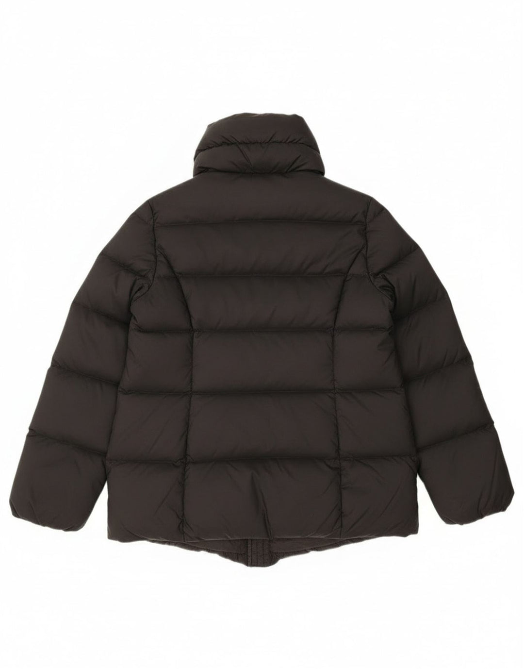 Benetton Womens Oversized Padded Jacket UK 6 XS Black Polyamide