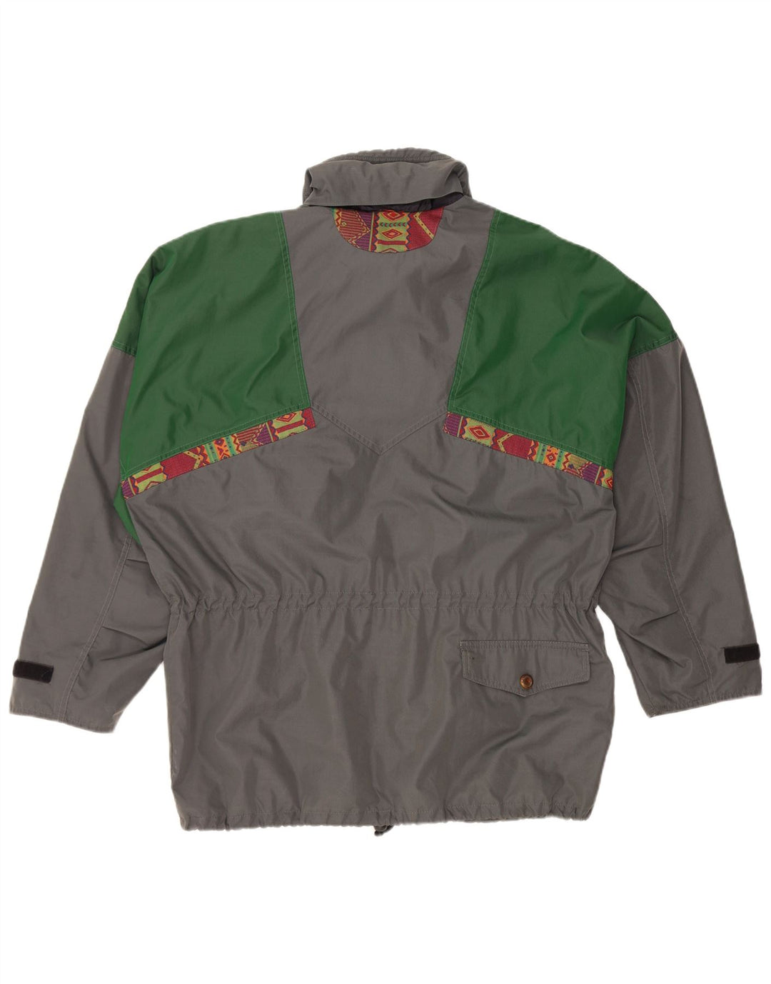 Vintage Mens Loose Fit Utility Jacket UK 38 Medium Grey Polyamide