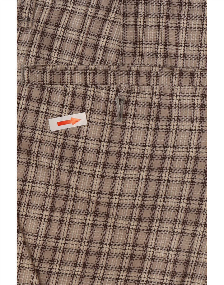 Eddie Bauer Mens Cargo Shorts Large W35 Grey Plaid