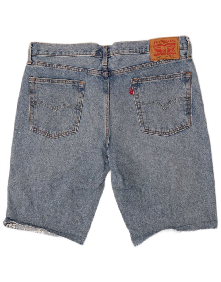 Levi's Mens 511 Denim Shorts W36 Large  Blue Cotton