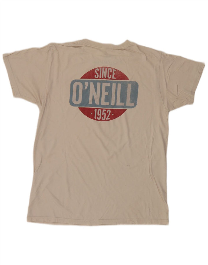 O'Neill Mens Modern Fit Graphic T-Shirt Top Medium White Cotton