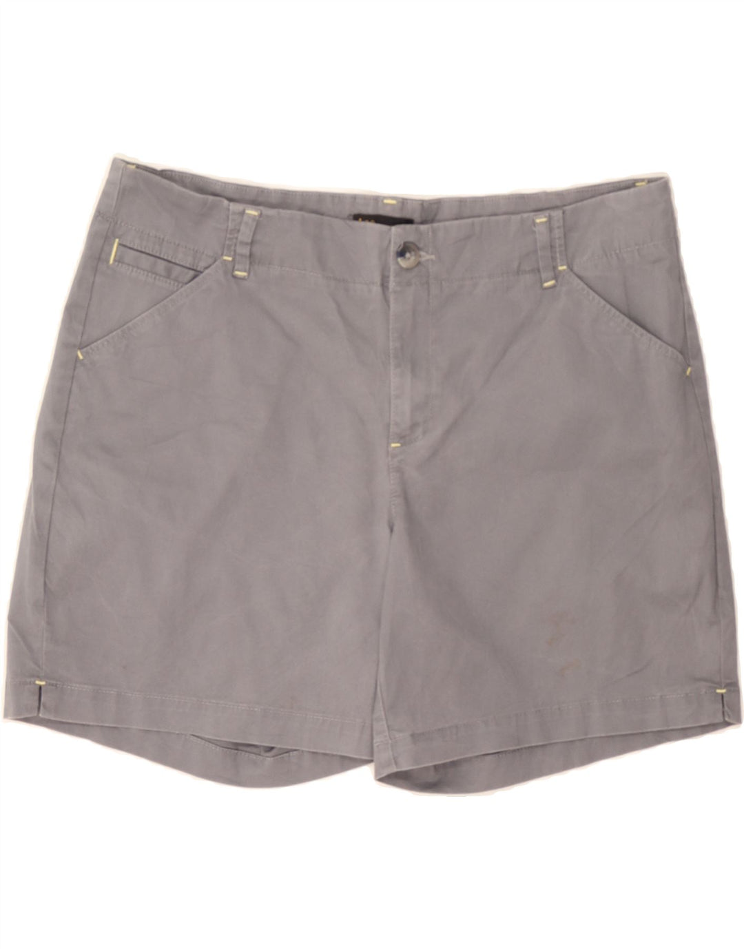 LEE Womens Chino Shorts US 16 2XL W36 Grey Cotton Vintage Lee and Second-Hand Lee from Messina Hembry 
