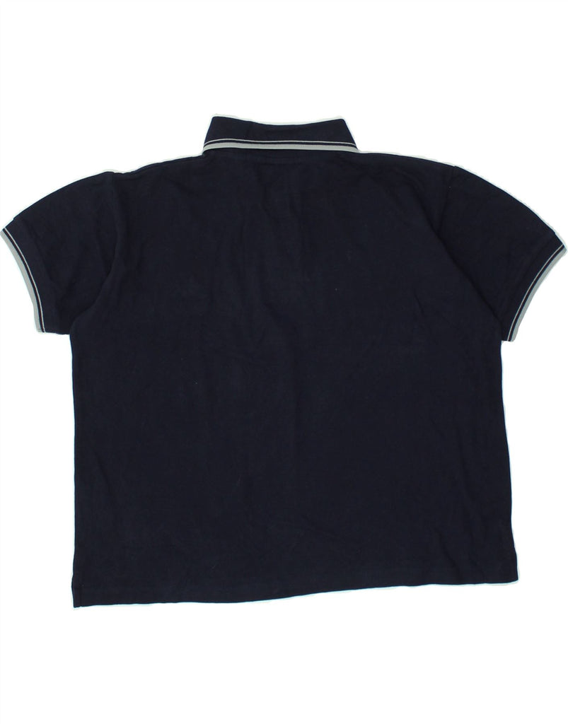KAPPA Mens Polo Shirt Small Navy Blue Cotton | Vintage Kappa | Thrift | Second-Hand Kappa | Used Clothing | Messina Hembry 