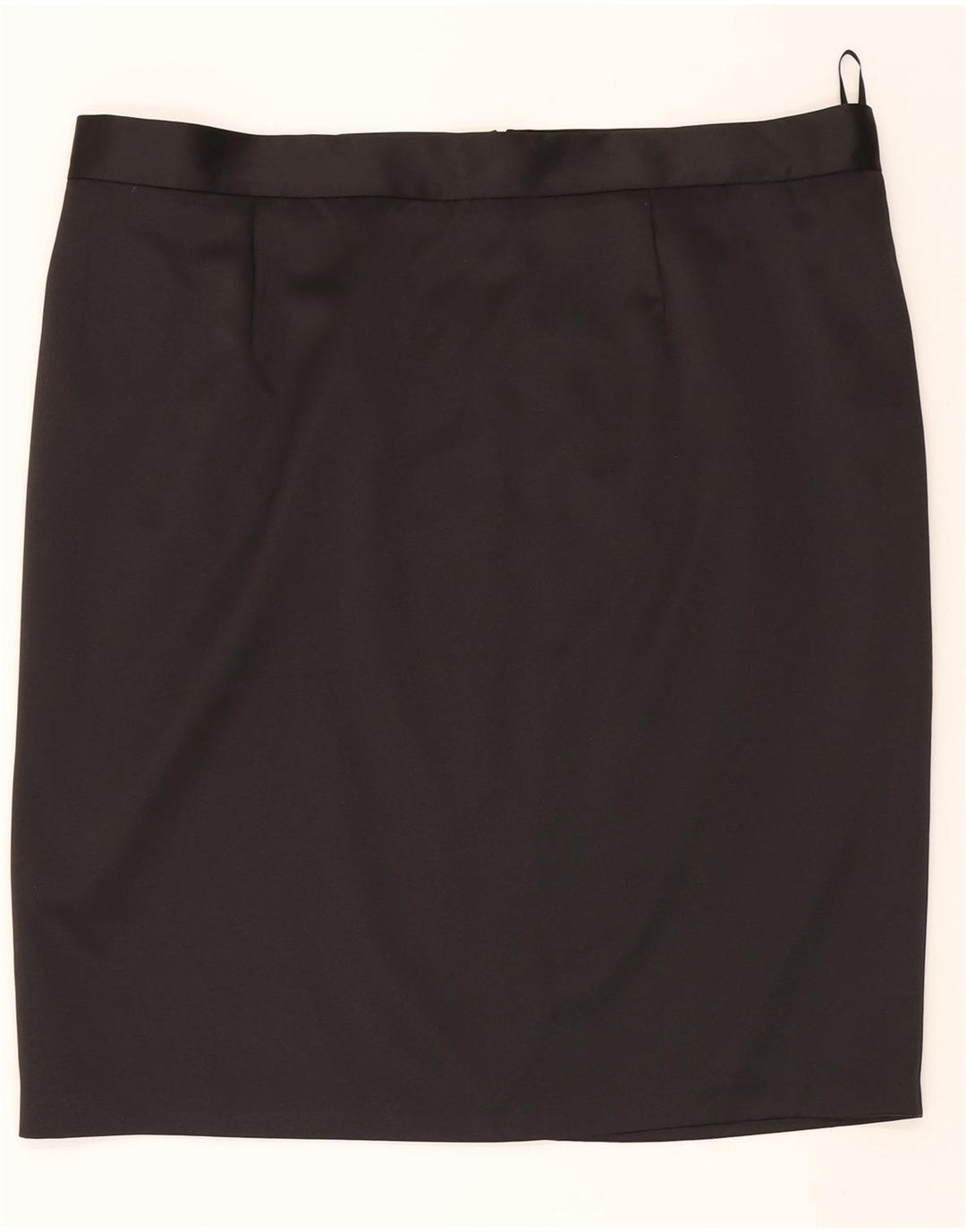ANN HARVEY Womens Straight Skirt UK 22 2XL W44 Black Polyester