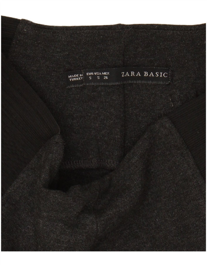 ZARA Womens Leggings UK 10 Small Grey