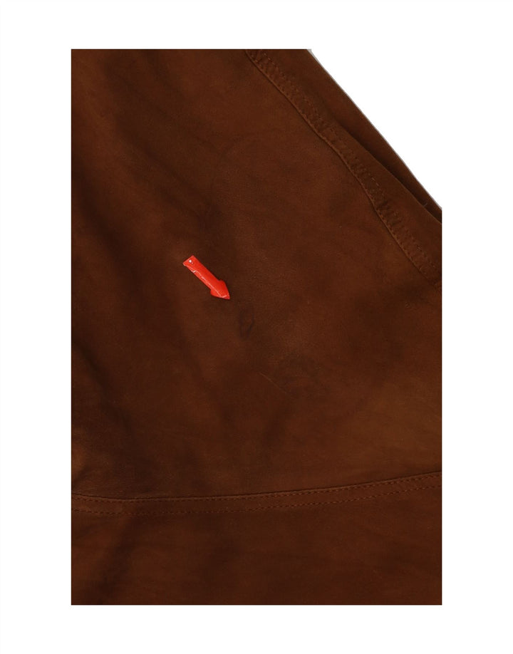 GARA Mens Suede Bomber Jacket IT 50 Large Brown Leather Vintage Gara and Second-Hand Gara from Messina Hembry 