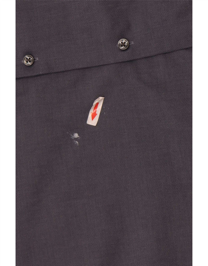 Calvin Klein Mens Regular Fit Shirt Size 16 Large Grey