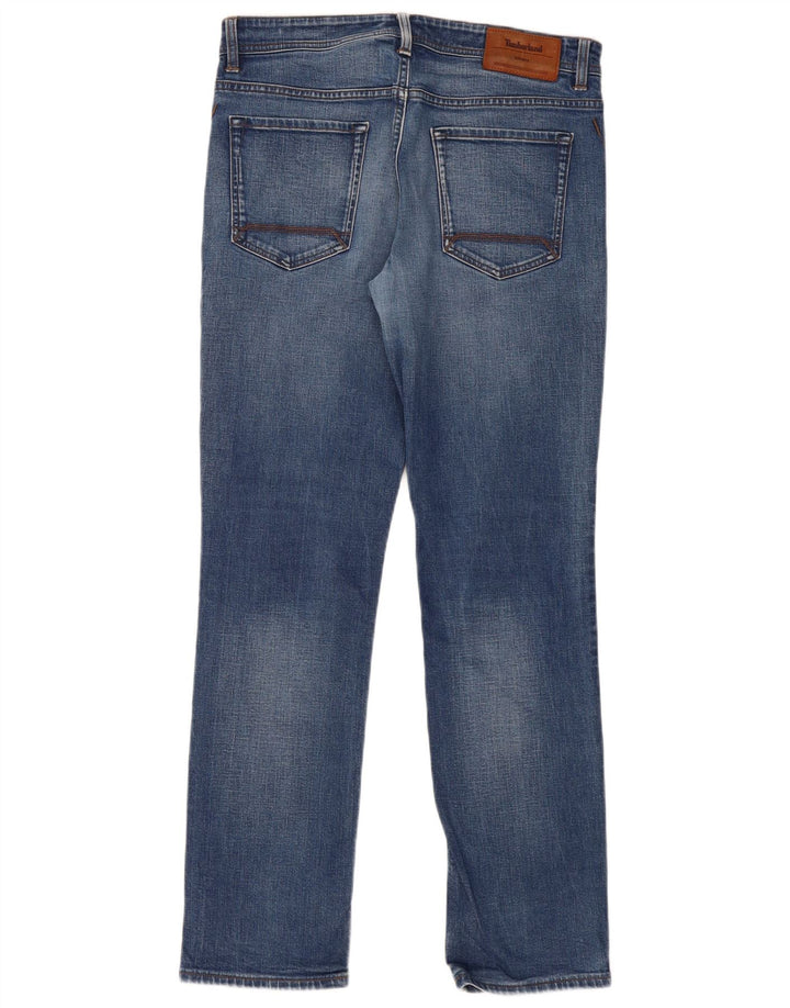 Timberland Mens Slim Jeans W34 L34 Blue Cotton