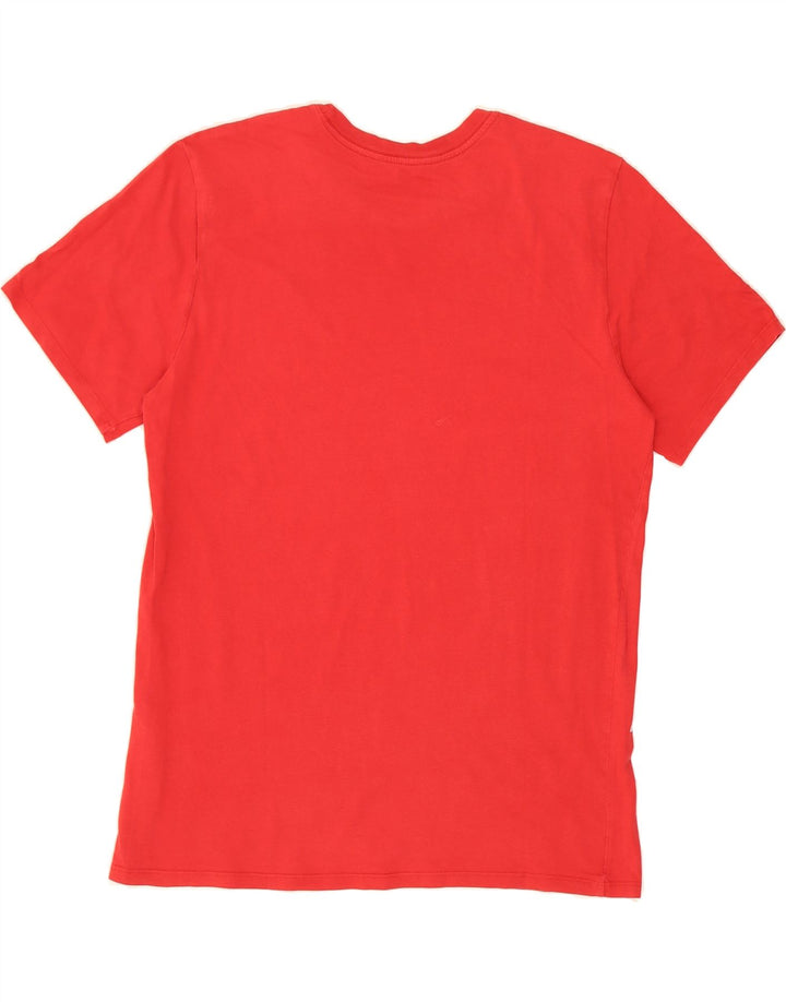 NIKE Mens Graphic T-Shirt Top Medium Red Cotton Vintage Nike and Second-Hand Nike from Messina Hembry 