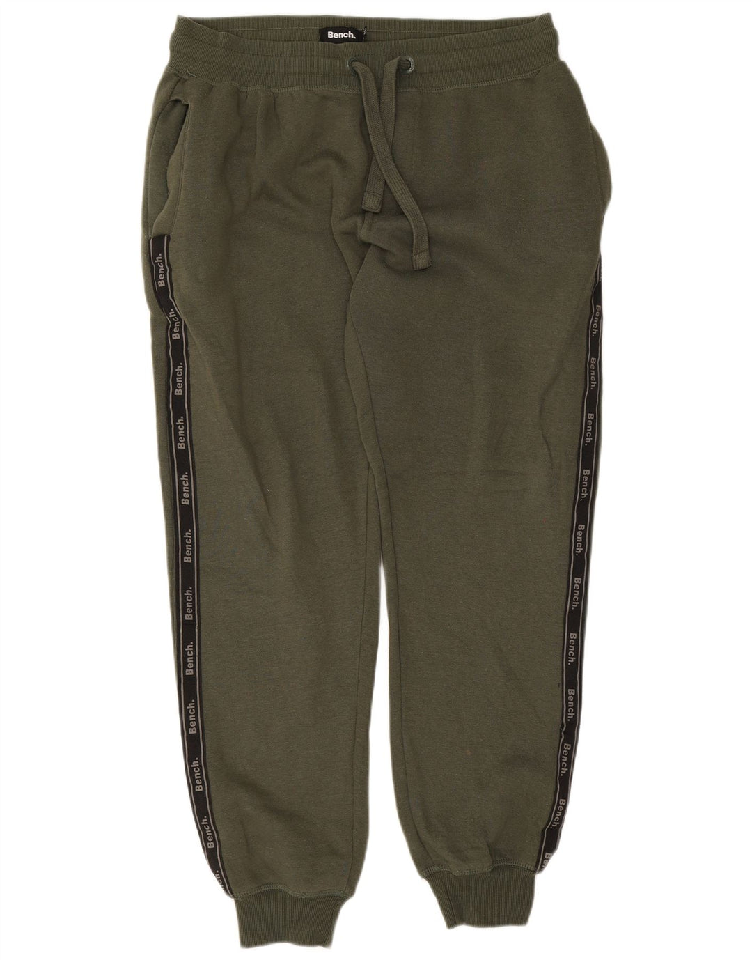 Bench Mens Graphic Tracksuit Trousers Joggers Large Green Colourblock