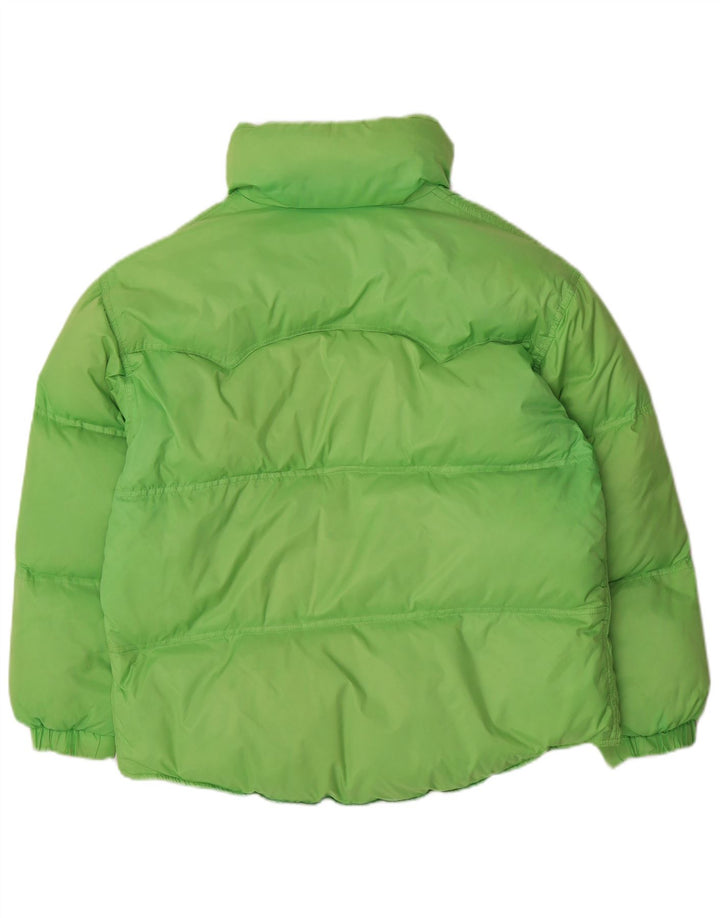 Cacao Womens Oversized Padded Jacket IT 44 Medium Green Polyamide
