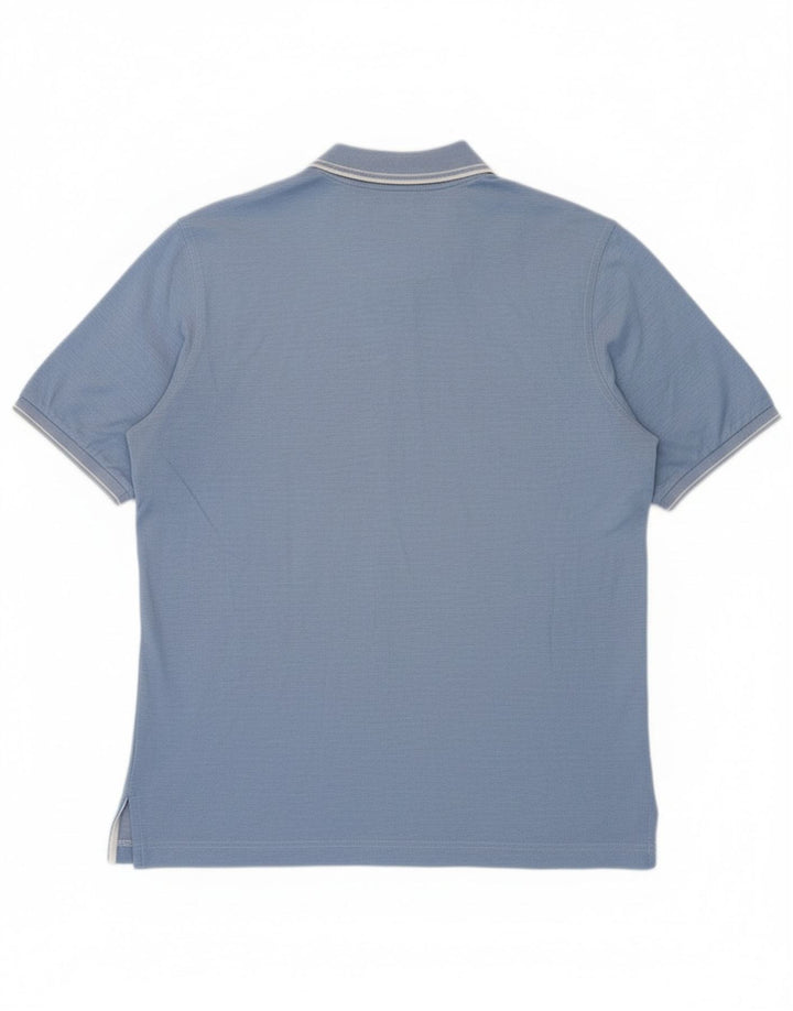 Paul & Shark Mens Polo Shirt Medium Blue Flecked