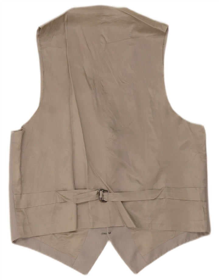 San Remo Mens Waistcoat Medium Grey Pinstripe