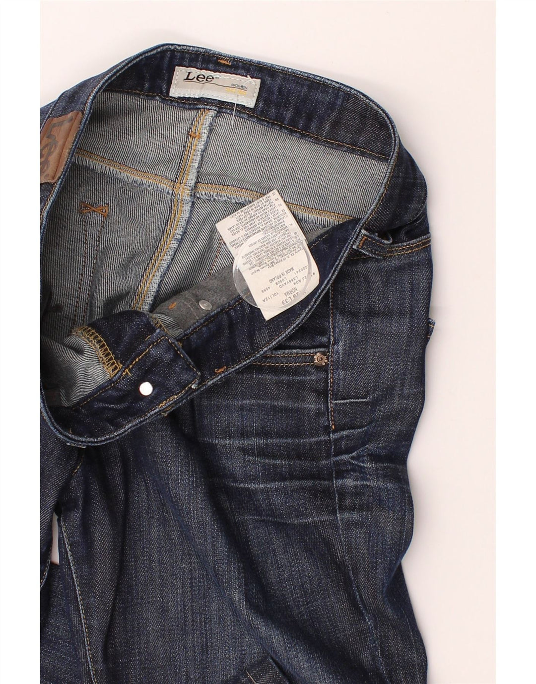 LEE Womens Norma Slim Jeans W29 L33 Blue Cotton Vintage Lee and Second-Hand Lee from Messina Hembry 
