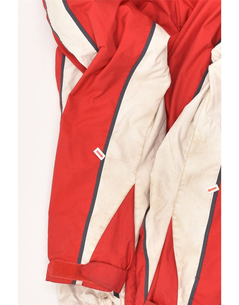 COLUMBIA Womens Ski Jacket UK 16 Large Red Colourblock Polyester | Vintage Columbia | Thrift | Second-Hand Columbia | Used Clothing | Messina Hembry 