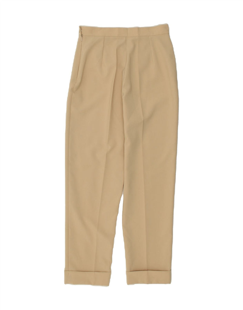 VINTAGE Womens High Waist Casual Trousers IT 46 Large W29 L29  Beige Vintage Vintage and Second-Hand Vintage from Messina Hembry 