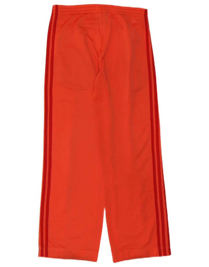Adidas Womens Graphic Tracksuit Trousers UK 10 Small Orange Polyester