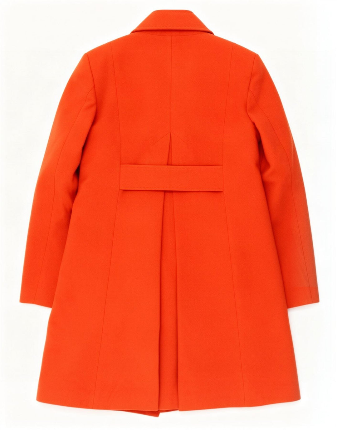 Marks & Spencer Womens Double Breasted Coat UK 10 Small Red Polyester