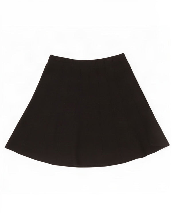 Zara Womens A-Line Skirt Medium W28 Black Viscose