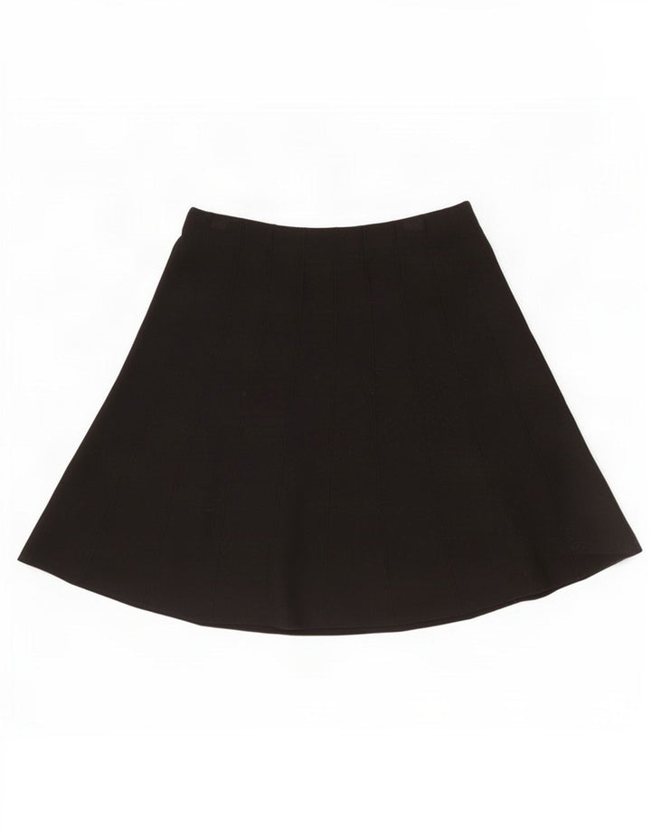Zara Womens A-Line Skirt Medium W28 Black Viscose