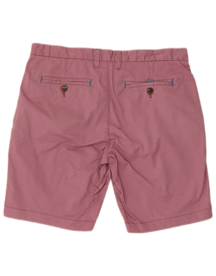 Ted Baker Mens Regular Chino Shorts W34 Large Pink Cotton