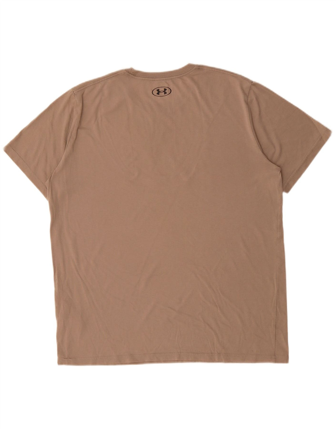 UNDER ARMOUR Mens Graphic T-Shirt Top XL Brown Cotton