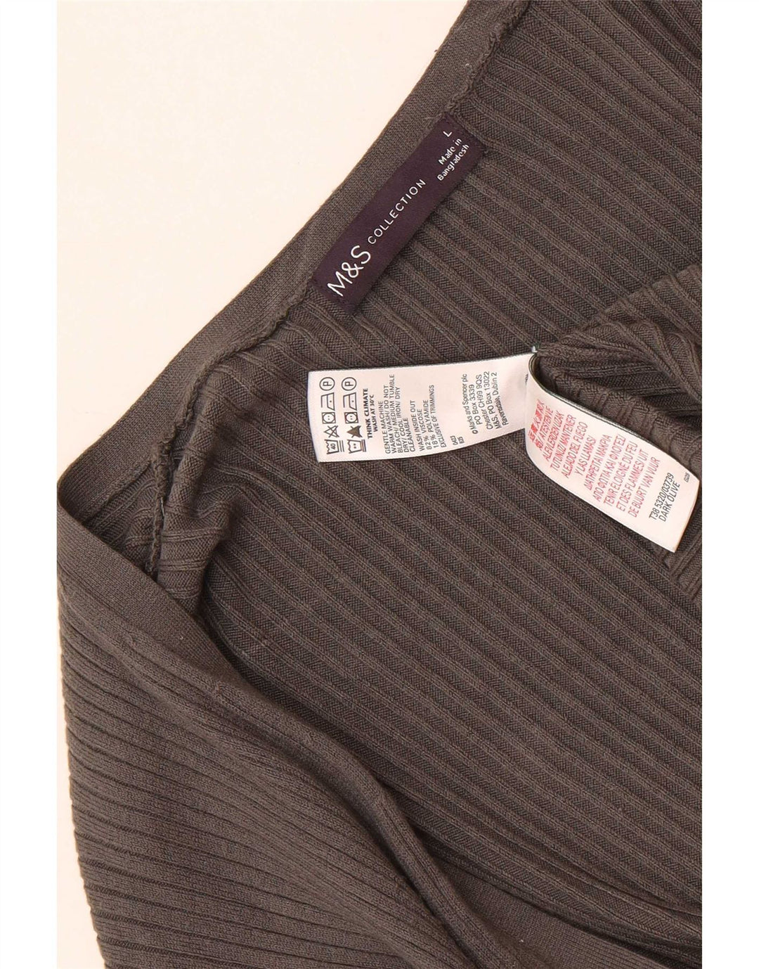 Marks & Spencer Womens Relaxed Fit Cardigan Sweater UK 14 Large Grey