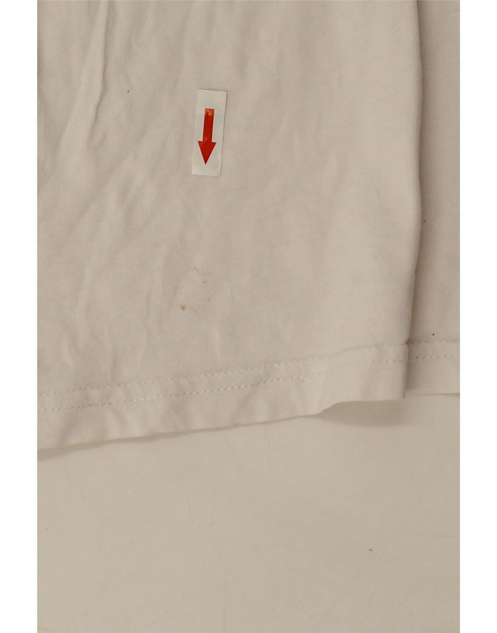 Vans Mens Classic Fit Graphic T-Shirt Top Large White Cotton