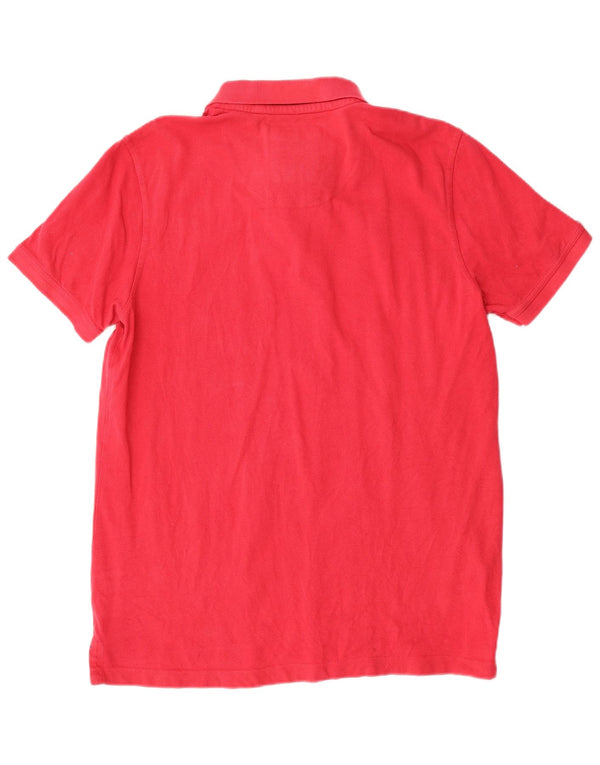 Crew Clothing Mens Polo Shirt Large Red Cotton