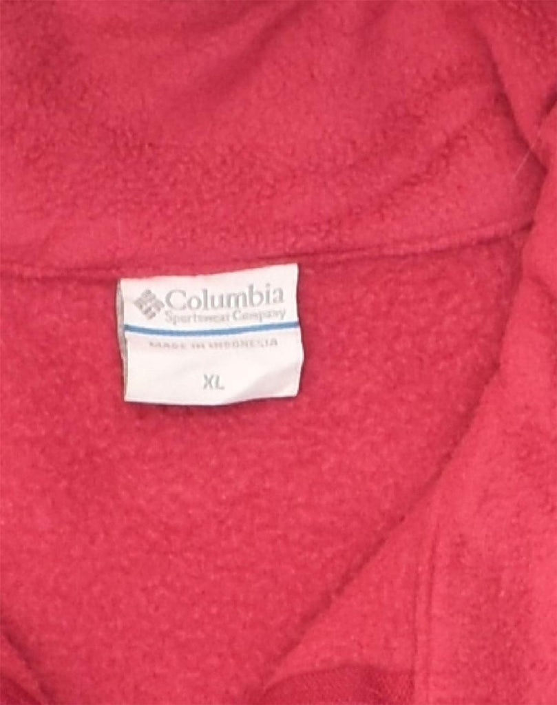 COLUMBIA Womens Fleece Jacket UK 18 XL Pink Polyester | Vintage Columbia | Thrift | Second-Hand Columbia | Used Clothing | Messina Hembry 