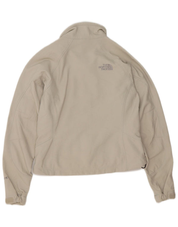 The North Face Womens Tracksuit Top Jacket UK 6 XS Beige Nylon